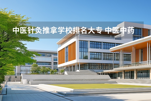 中医针灸推拿学校排名大专 中医中药学大专院校排名