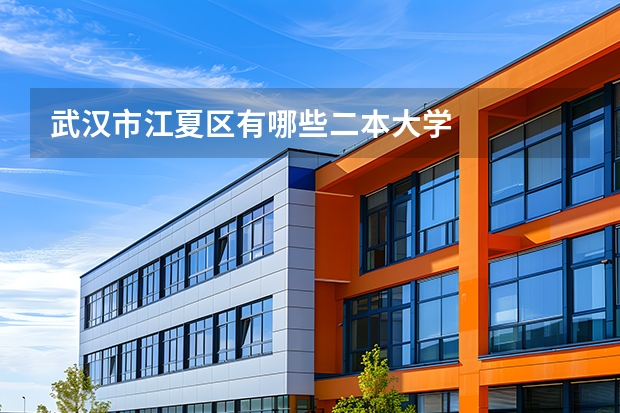 武汉市江夏区有哪些二本大学