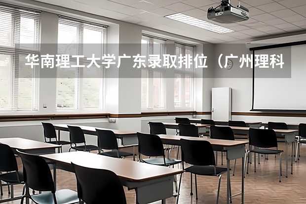 华南理工大学广东录取排位（广州理科大学排名及分数线）