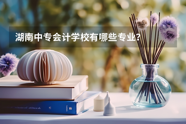 湖南中专会计学校有哪些专业？