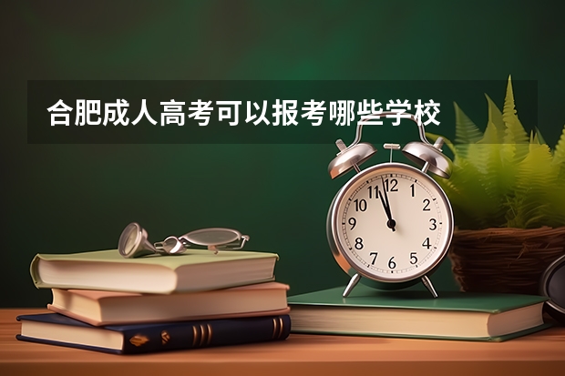 合肥成人高考可以报考哪些学校