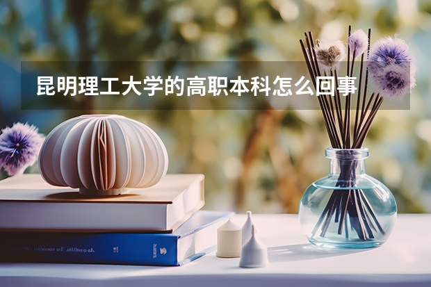 昆明理工大学的高职本科怎么回事