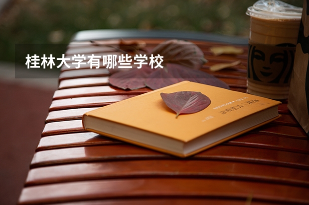 桂林大学有哪些学校